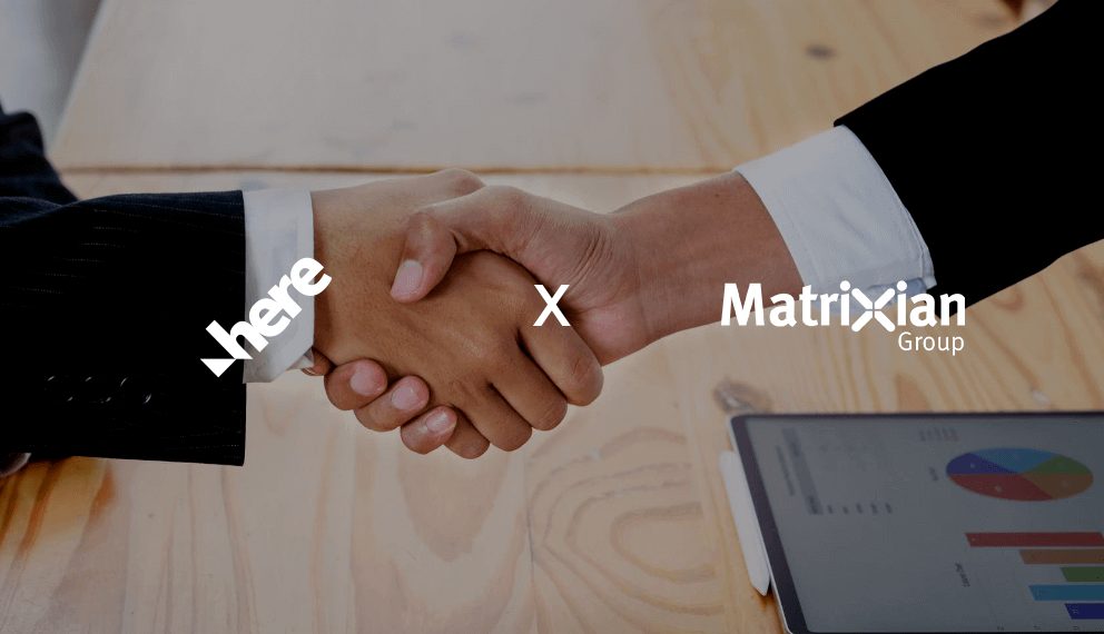HERE Technologies en Matrixian Group ondertekenen partnerovereenkomst